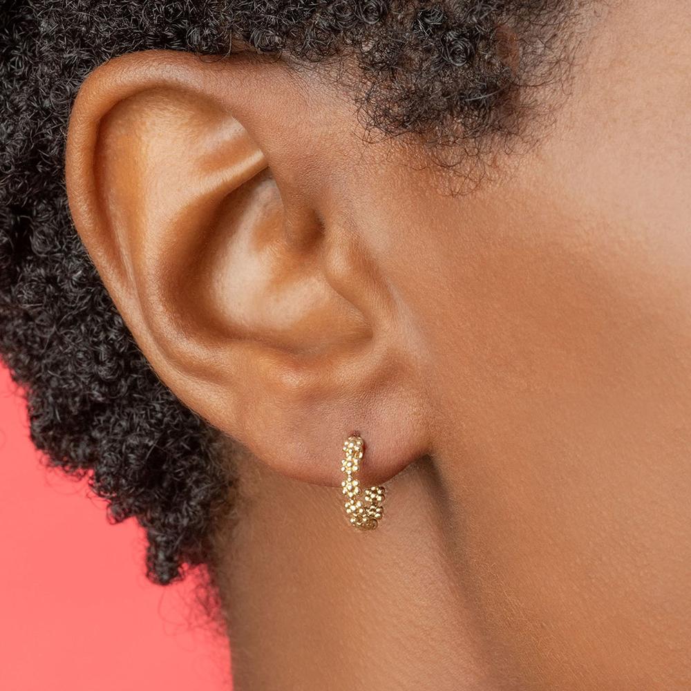 ANDYWEN Стильные великолепные серьги-кольца из стерлингового серебра 925 пробы с позолоченным цирконием, женские простые ювелирные изделия