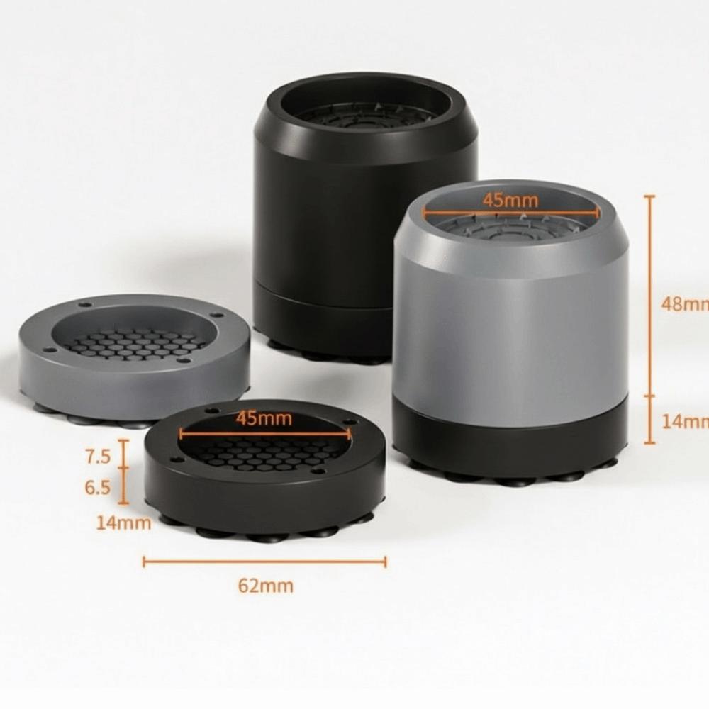 Антивибрационные ножки для стиральной машины с присосками, противоскользящие опоры, увеличивающие высоту, амортизирующие