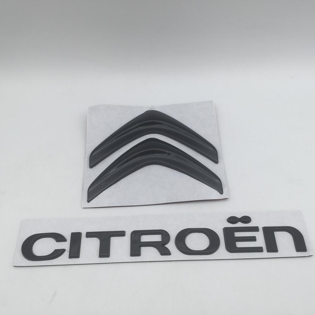 1 шт. 3D металл для Citroen Буквы автомобиля Передний значок на капот Наклейка на капот Задний значок на багажник Наклейка Стайлинг автомобильные аксессуары