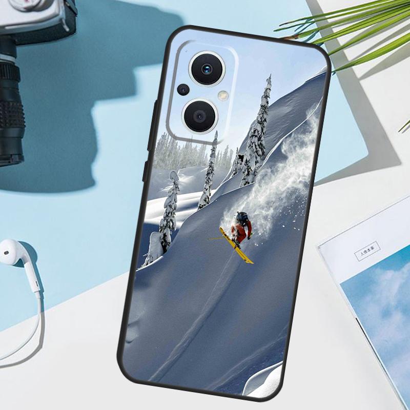 Ski Neige Snowboard Cover For OPPO Reno 7 8 Lite 10 12 13 14 Pro 11 F 12F 13F 14F OPPO Find X8 X5 X6 X9 Pro Case