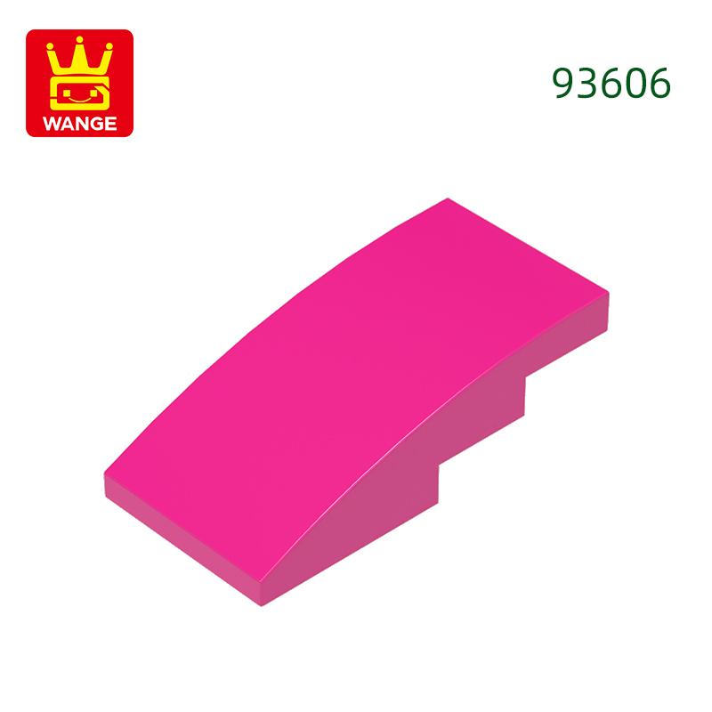 Нетоксичный 67 шт./лот 93606 Наклонный изогнутый блок 4x2 Moc Цветные аксессуары Совместимые с Brick DIY Детская игрушка Детали для сборки