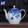 800ml Blue and W Te Porcelain Teapot Large Tea Maker Teapot with Stainless Steel Filter Kettle
