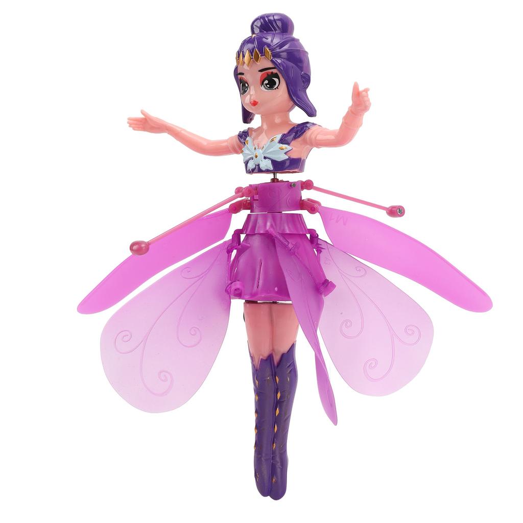 Летающие Девочки Игрушки Интеллектуальная Индукция Автоматическая Защита от Отключения Питания Летающие Куклы для Начинающих Детей Розовый