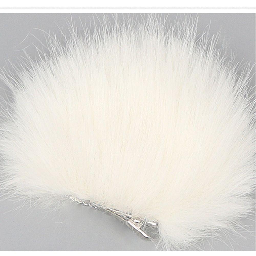 Bear Ear Shape Lolita Hairclips Soft Animal Ear Hair Accessories Angel Headdress Cosplay Events
