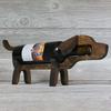 Attractive Animal Shape Storage Anti-scratch Dog Little Pig Statue Wine Stand for Bar Wine Display Stand