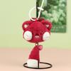 PP Cotton Cat Plush Keyring Long Tail Plush Cat Doll Pendant Plush Cat Keychain  Bag Pendant