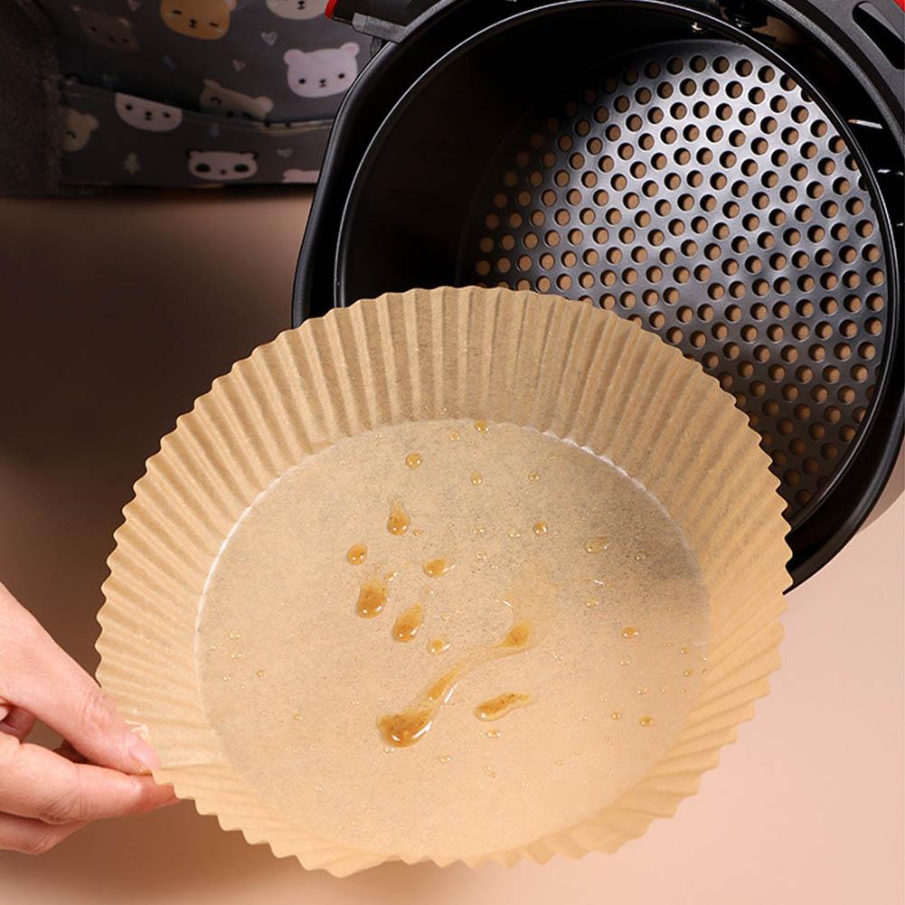 Бумажная подкладка для фритюрницы, антипригарная подставка для выпечки, маслостойкая и маслопоглощающая бумага для бытовой плиты для барбекю, пищевой духовки, кухонной сковороды