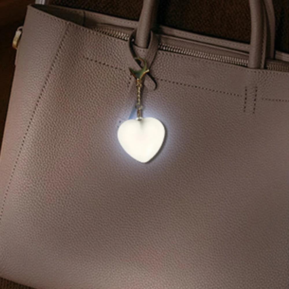 Легкий рюкзак, заливающий свет, сенсорный светильник в форме сердца, рождественские подарки