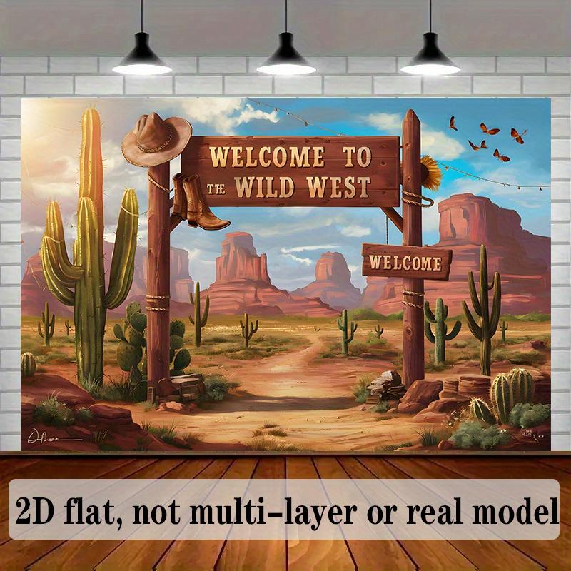 1 item suitable for a wild west cowboy-themed party photo props. For families and rooms.