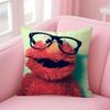 EElmo Cushion Cover Pillow Case Soft Friendly Fabric  Concealed Zipper