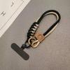Collision Color Woven Phone Case Universal Hanging Rope Short Handheld Pendant Anti Fall Versatile Wristband Trend Niche