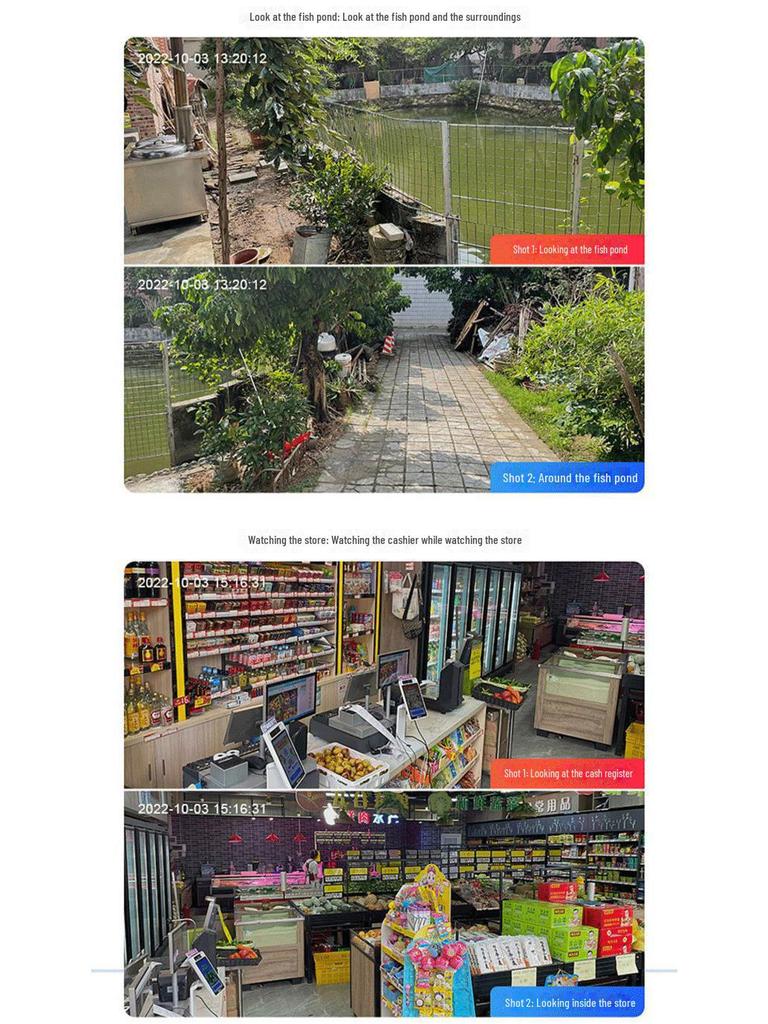 V380 Dual Screen Outdoor Waterproof 6MP Wireless WiFi 4G Surveillance Camera