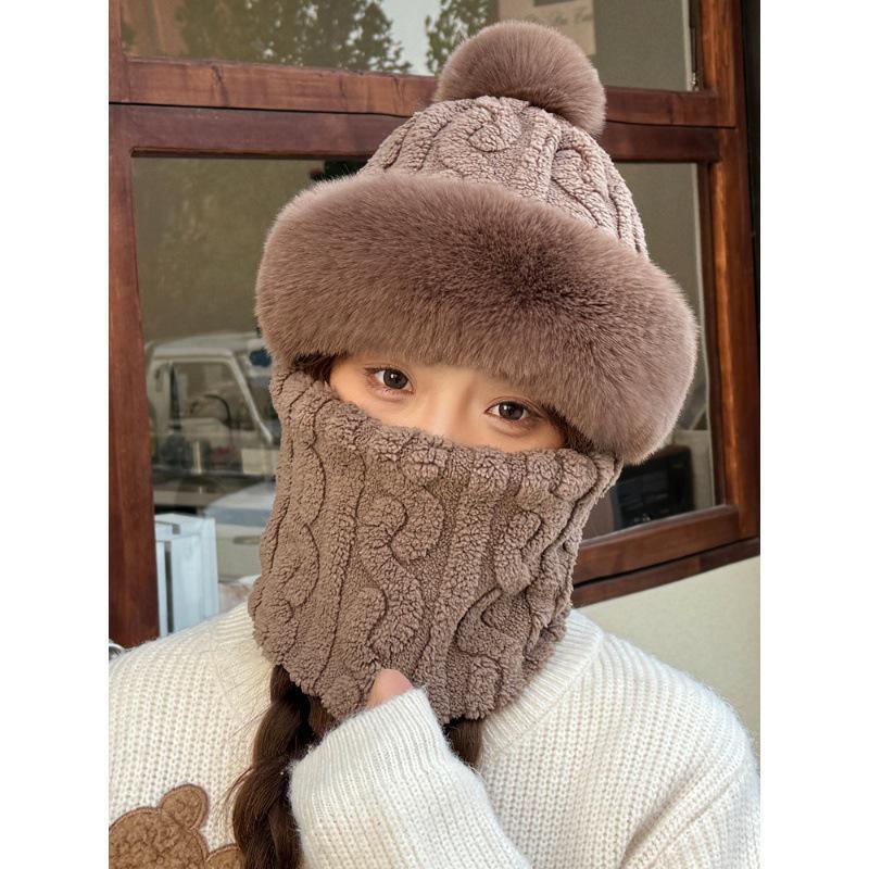 2025 Women's Fleece-Lined Windproof Cycling Hat and Snood Combo