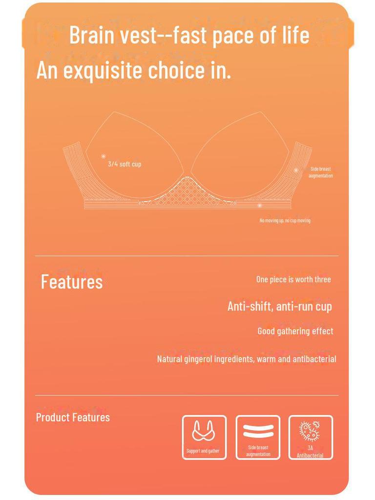 Aoweizi Женский самонагревающийся жилет с нагрудными накладками - Зимний многослойный топ