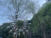 Creative Outdoor Wrought Iron Windmill: Rotating Metal Garden Decoration