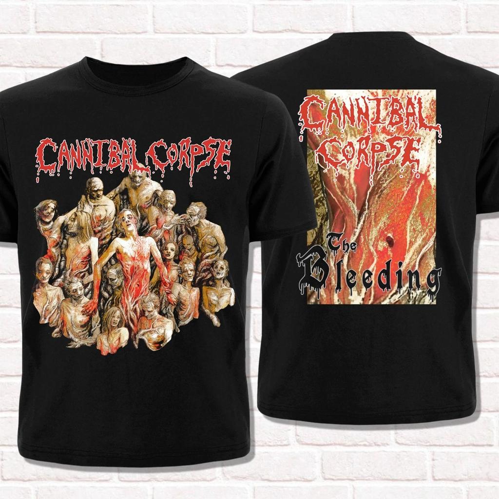 Футболка Cannibal Corpse "The Bleeding" Унисекс Хлопок Короткий рукав Хай-стрит Стритвир Повседневная