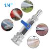 Power Washer Hose Control with 3/8 Or 1/4 Inch Quick Connect Plug High Pressure Wash Machine Switch 4500 PSI Stainless Steel