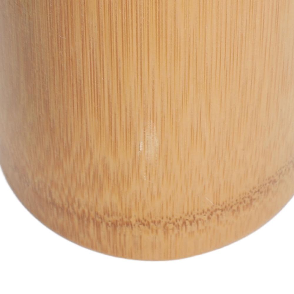 Cylinder Cylinder Bamboo Tool Holder  Bathroom Toothbrush Cosmetic Brush Organizing