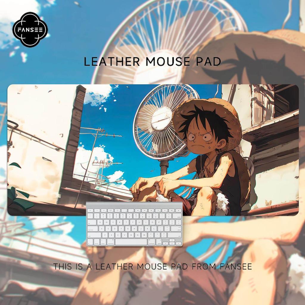 Animation Cartoon Luffy Twodimensional Nonslip Office Computer Desk Pad High Definition Large Size ONE PIECE Leather Mouse Pad