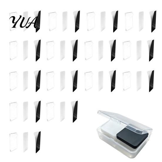 Acrylic Photo Holder Magnets 5/6/8/10/15/20/24 Sets DIY Fridge Magnet Kit, Square Refrigerator with Adhesive Backing, Clear Picture Making Kit