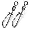 T-Shaped Swivel Fishing Rolling Swivels Snap Fishing Connector Tackles Fishing Swivels Snap