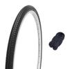 Shinko Bicycle Tire Extra Thick Tube Set DEMING 26 X 1 Black SR078 60157 26-inch 1.5mm L/L 3/8 W/O