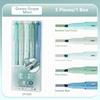 5pcs Pastel Colors Fluorescent Pen Dual Tip Colored Mark Pen Smudge-Proof Drawing Pen  Student Use