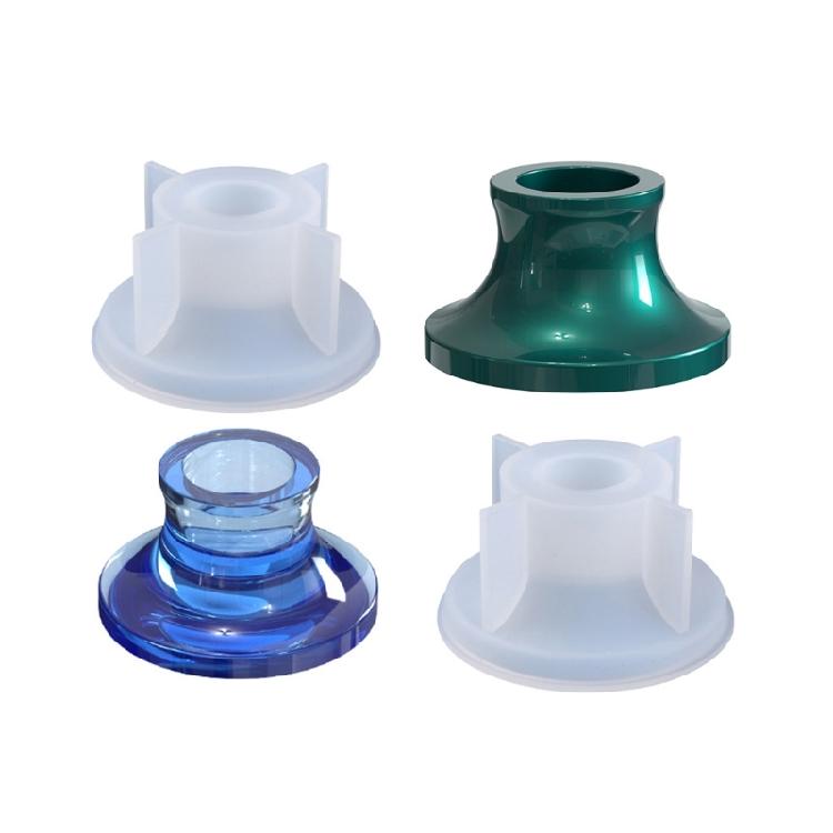 Силиконовые формы для подсвечников-таблеток, горшков для суккулентов, для заливки эпоксидной смолой, для изготовления подсвечников, шкатулок своими руками