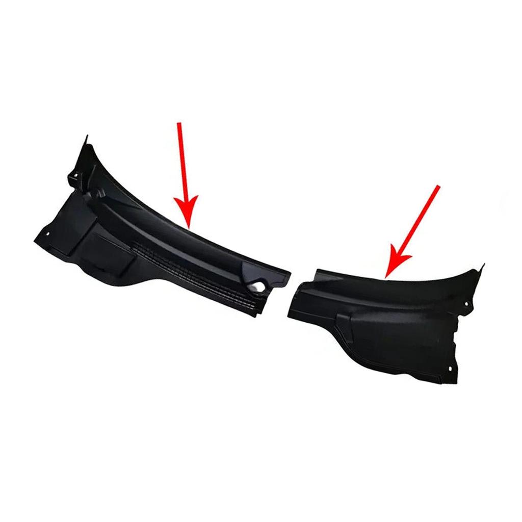 2pcs Car Windshield Apron Cowl Trim Weatherstrip Rubber Seal 51132751209 51132751210 For BMW Mini Cooper S R55 R56 R57 2006-2015