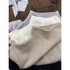 Korean Style Candy Color Soft Knit Women's Sweater - Gentle, Skin-Friendly, Half-High Collar.