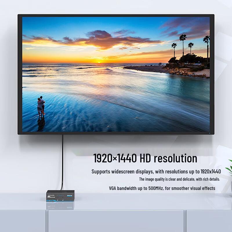 2-портовый USB VGA KVM-переключатель Shengwei KS-1021UA