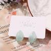 Resin Pattern Geometric Earrings Retro Fashion Temperament Cold Wind Earrings