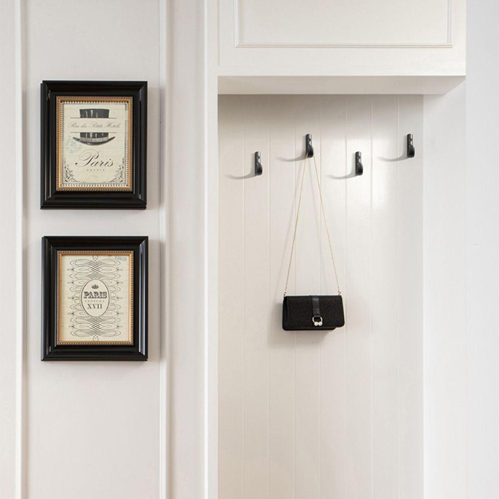 Antique Finish Wall Mounted Coat Hook J-Type Design Towel Hook Modern Robe Hook For Bathroom
