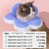 Soft Cotton Sunflower Elizabeth Collar Cute Plush Anti Licking Recovery Neck Cover for Cats Small Dogs Post Surgery Wound Protective Headgear