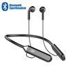 Waterproof Bluetooth Neck Strap, Waterproof Sports Earphones, Suspended Stereo Earphones, Wired Music with LED Display Screen