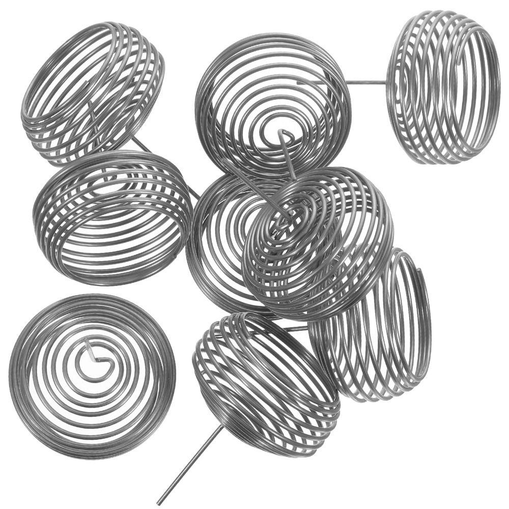 10 шт. Садовые корзины для удобрения из нержавеющей стали, корзины для удобрения растений для цветущих растений