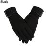 Women Thicken Winter Warm Plus Velvet Driving Mittens Touch Screen Gloves Skiing Gloves