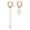Design Ear Buckles Tassel Pendant Earrings Heart-shaped Drop Earrings Trendy Stud Earrings