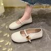 Simple Round Head Evening Breeze Gentle Doudou Shoes Women's 2025 New Mary Jane Women's Shoes Light Mouth Soft Sole Fashion Single Shoes Women