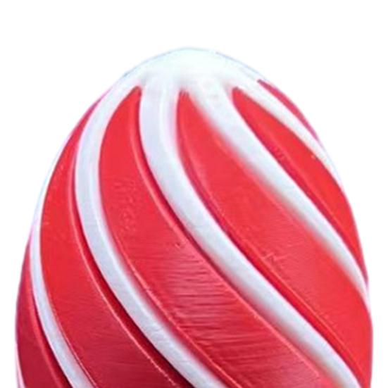 3D Printed Spiral Easter Egg Anxiety Relief Sensory Fidget Toy Pass Through Easter Egg for Adults Easter Basket Stuffers Party Favors