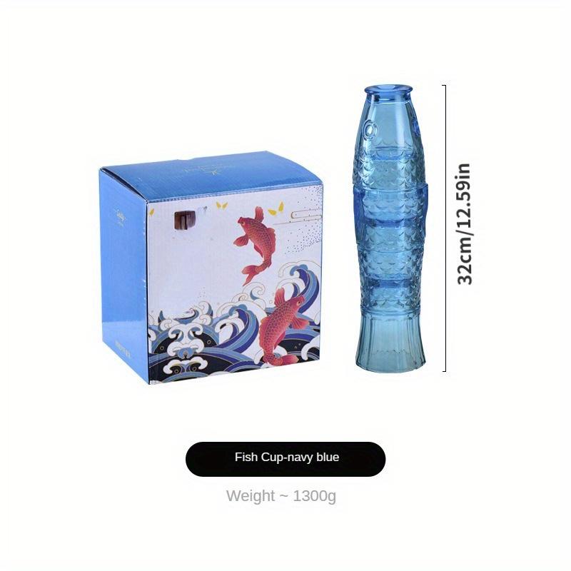 4pcs Koi Fish Glass Cups Set Stylish Stackable Water Cups Drinking Glasses For Juice Milk Tea And More Summer Winter Drinkware