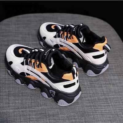 Весенне-летняя модная студенческая спортивная обувь, модная женская повседневная обувь на толстой подошве с увеличенной уличной стрельбой