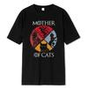 Cat Family Mother Of Cats Printing Male T Shirts Quality Tshirt Summer