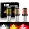 2 шт. 1156 BA15S P21W BAU15S PY21W T20 7440 W21W 3157 1157 P21/5W W21/5W светодиодные лампы 144 SMD светодиодные лампы CanBus для указателей поворота