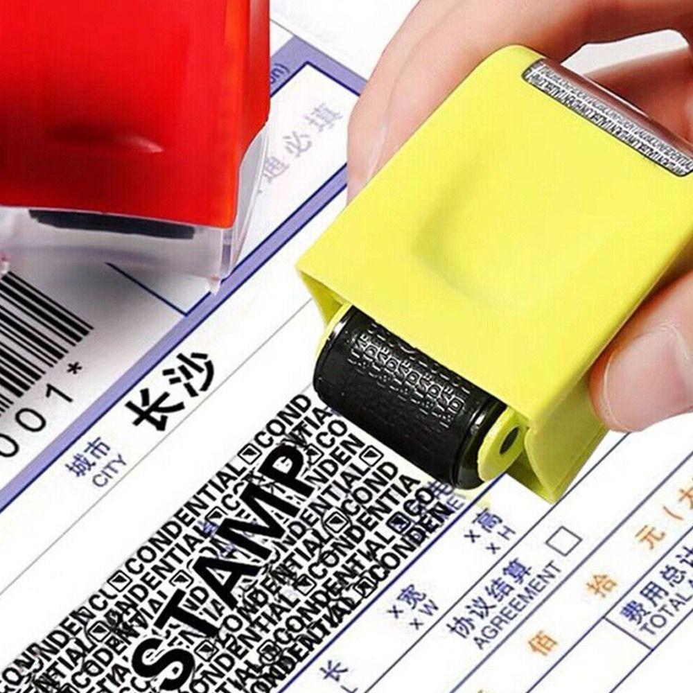 Покрытие Конфиденциальность Обложка Ролик Защитный Штамп Ролик Защита от кражи личных данных Печать конфиденциальности