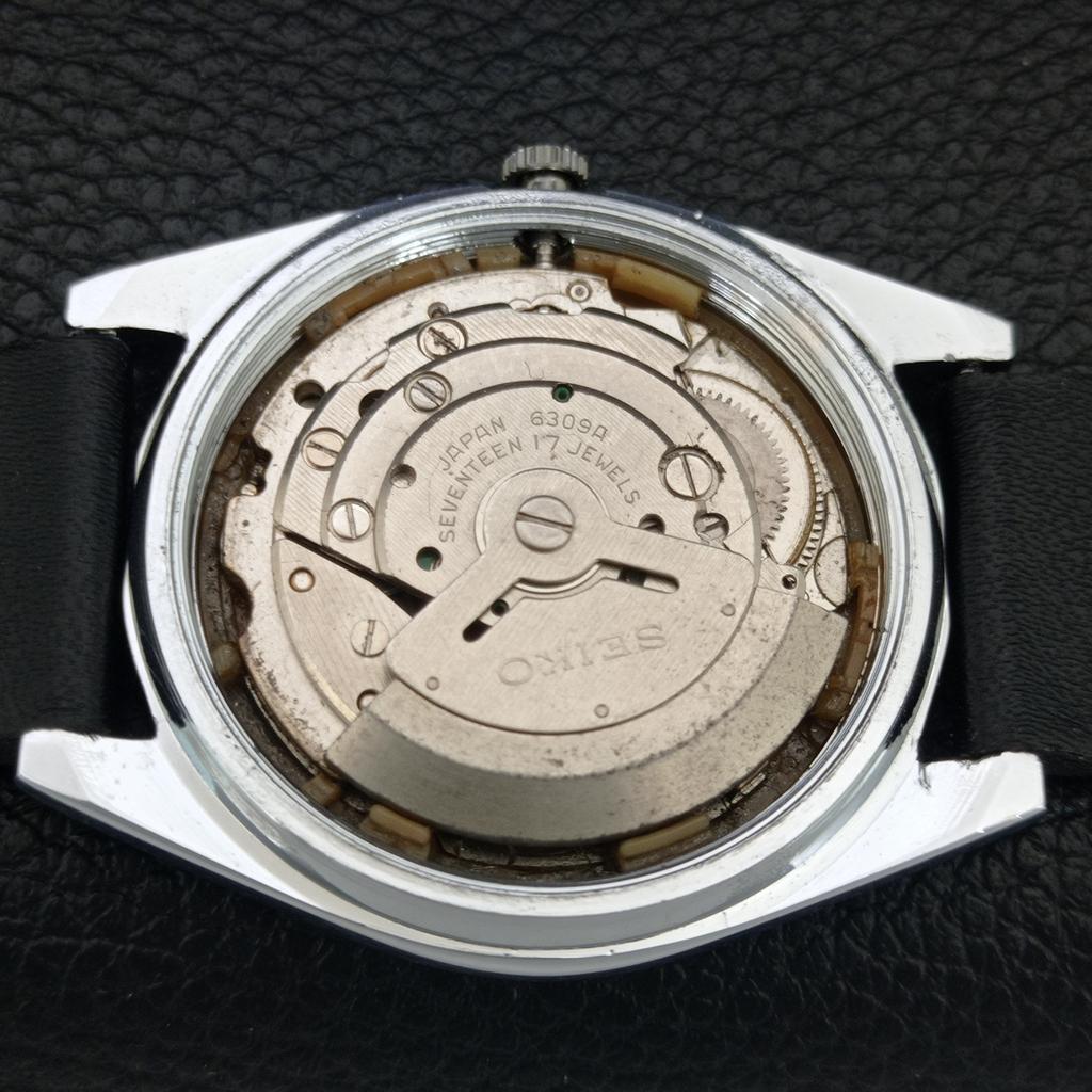 АВТОМАТИЧЕСКИЕ ВИНТАЖНЫЕ ОТРЕМОНТИРОВАННЫЕ МУЖСКИЕ ЧАСЫ SEIKO 5 ЯПОНИЯ ЗОЛОТОЙ ЦИФЕРБЛАТ a444667-1