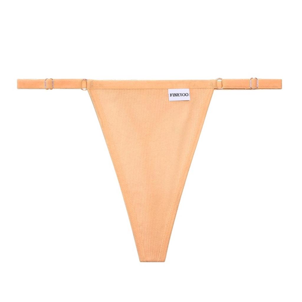 FINETOO Thong For Women Adjustable Panties Sexy Underwear