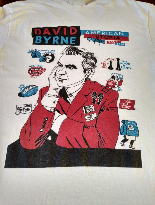 David Byrne Tour American Utopia T Shirt All Size S to 5XL EG153