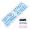132 Keys French Keyboard Keycaps Minimalist Mechanical Keyboard Keycaps for 61 64 68 84 87 96 98 100