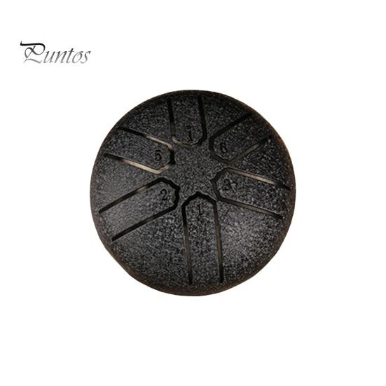 Стальной язычковый барабанчик Rain Chime 3 дюйма 6 нот мини-барабан Handpan Sound Healing Instrument Chakra Tank Drum для йоги, медитации